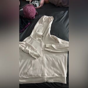 TNA Waffle Knit Zip Up